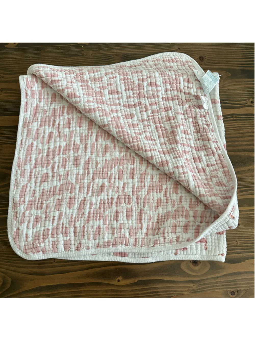 aden + anais Essentials Muslin Baby Blanket Pink Swan 100% Cotton Security Blank